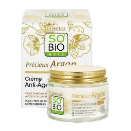 So Bio Etic Crema de Día Ácido Hialurónico & Argán 50ml