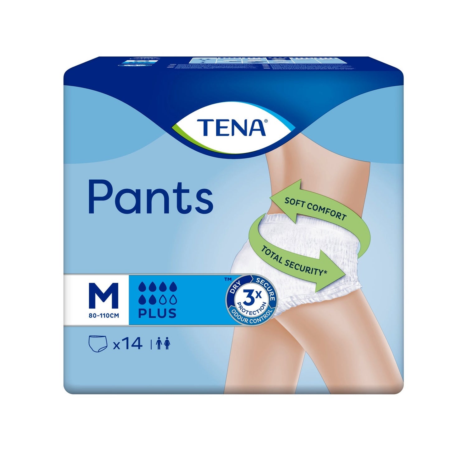 Tena Pants Plus T-media 14uds