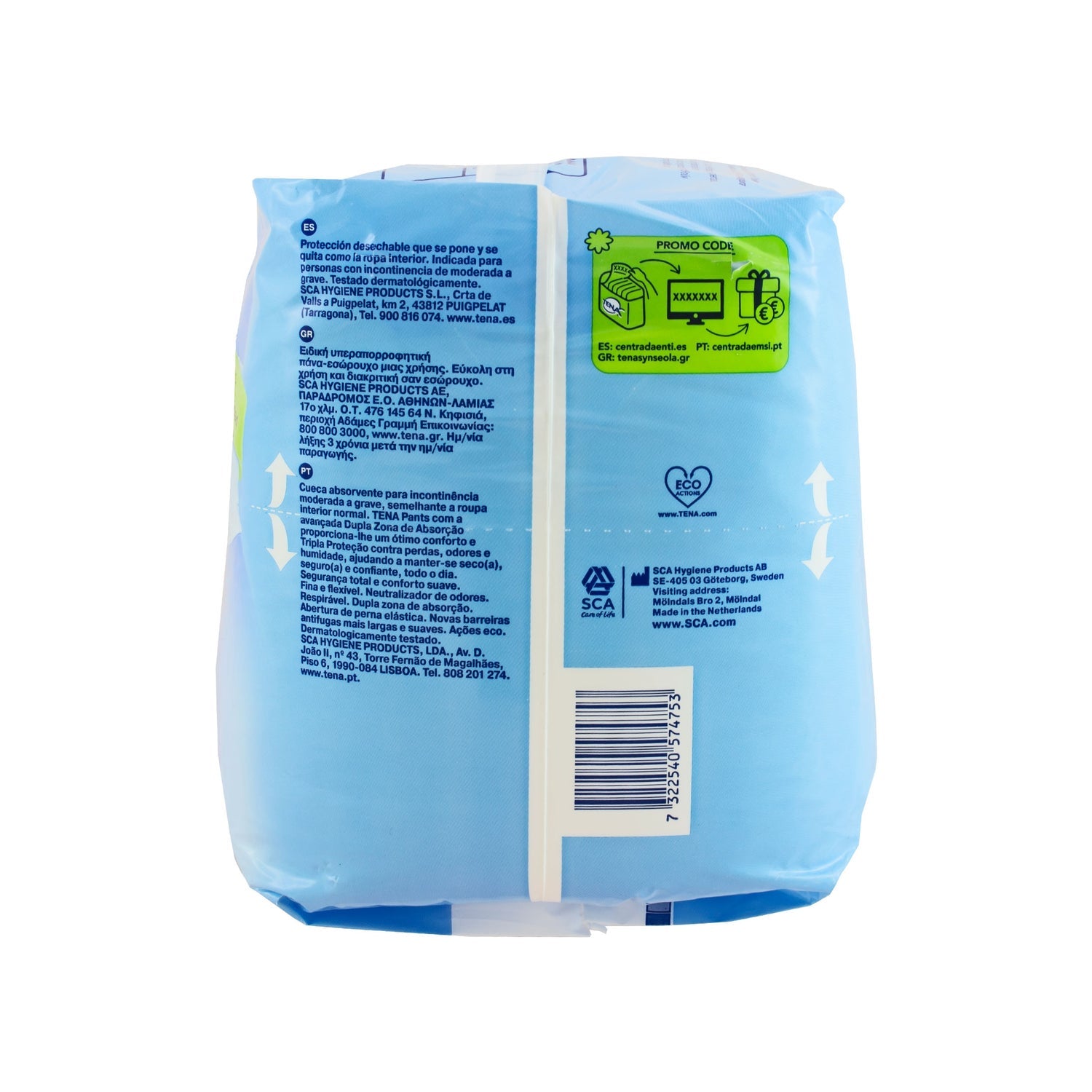 Tena Pants Plus T-media 14uds