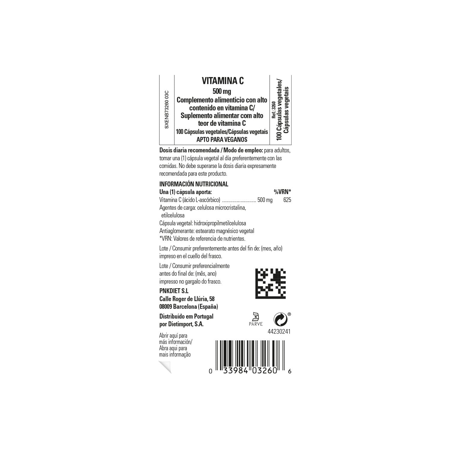 Solgar Vitamina C 500mg 100vcaps