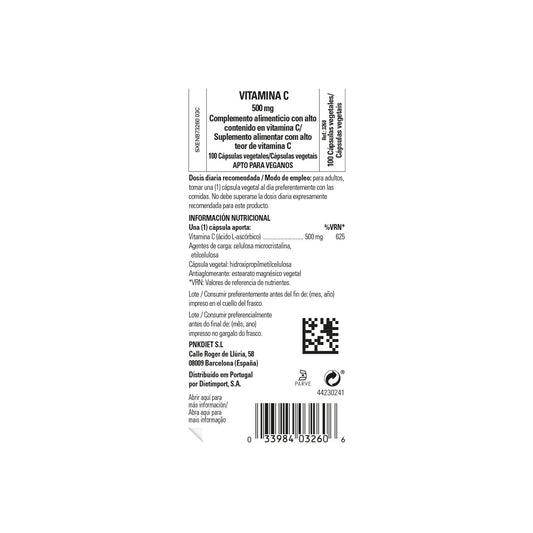 Solgar Vitamina C 500mg 100vcaps