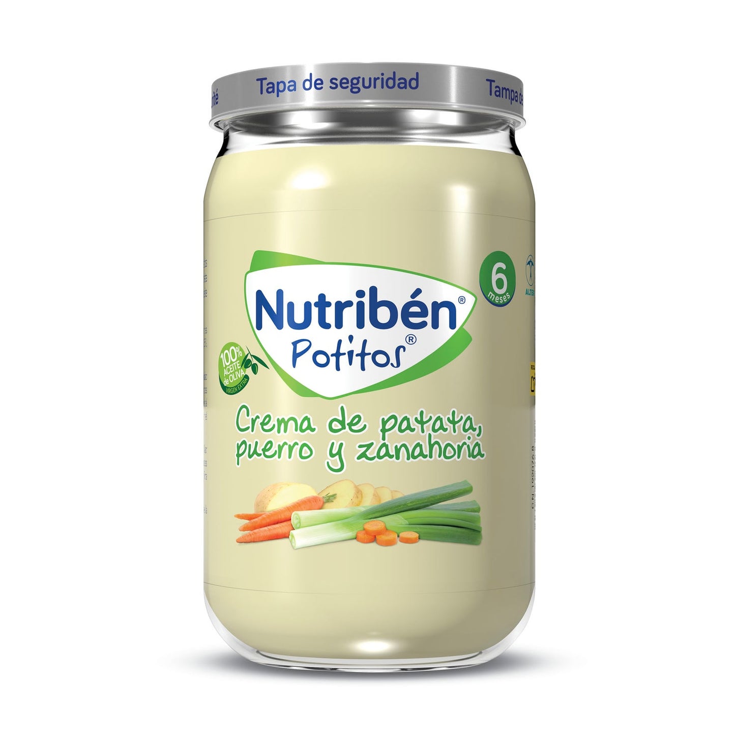 Nutriben Crema De Patata Puerro Y Zanahoria Potito 235 G