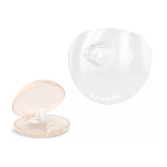 Suavinex Pezoneras de Silicona T-M 2uds + Caja Higiénica
