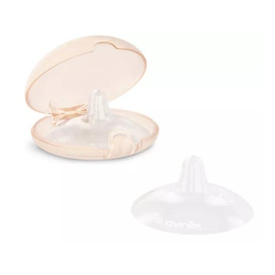 Suavinex Pezoneras de Silicona T-M 2uds + Caja Higiénica