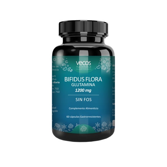 Vecos Nucoceuticals Probióticos Liofilizados Glutamina 60 caps