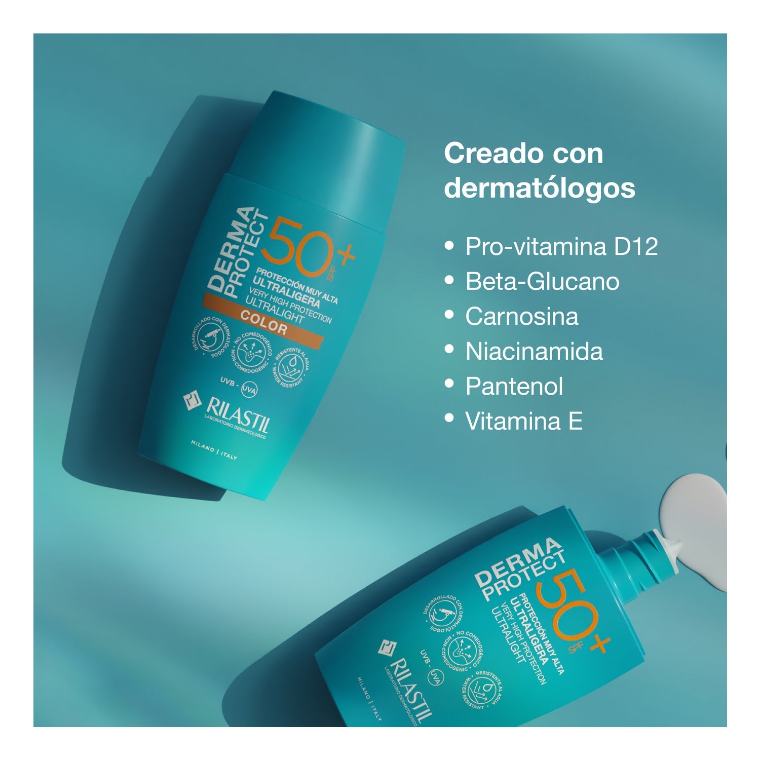 Rilastil Dermaprotect SPF50+ con Color 50ml