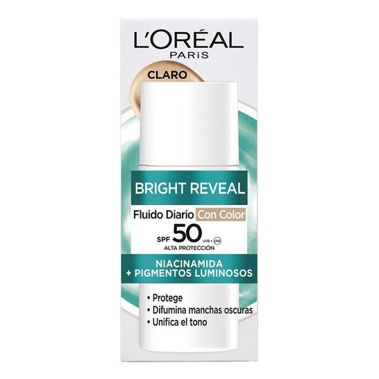 L'Oréal Bright Reveal Niacinamida Fluido Diario Spf50 Claro 50ml