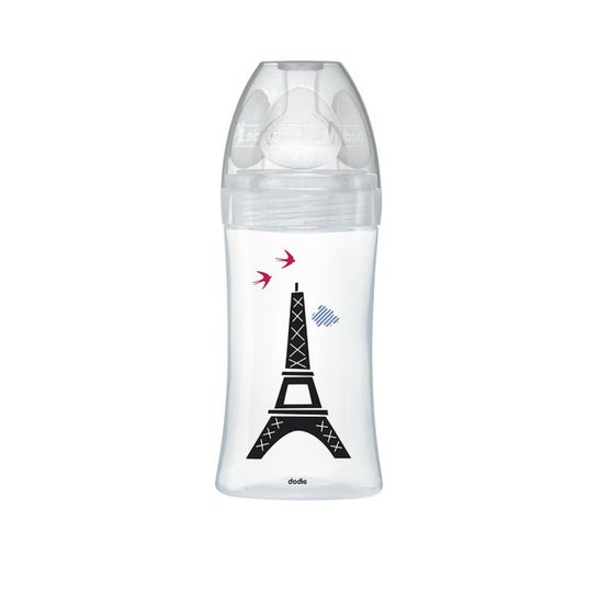 Dodie Sensation Biberón Vidrio 0-6m Paris 270ml