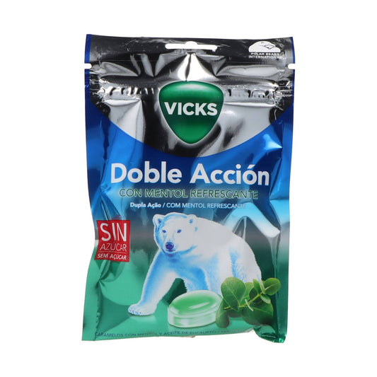 Vicks Praims Caramelos Doble Acción Mentol Refrescante 72g