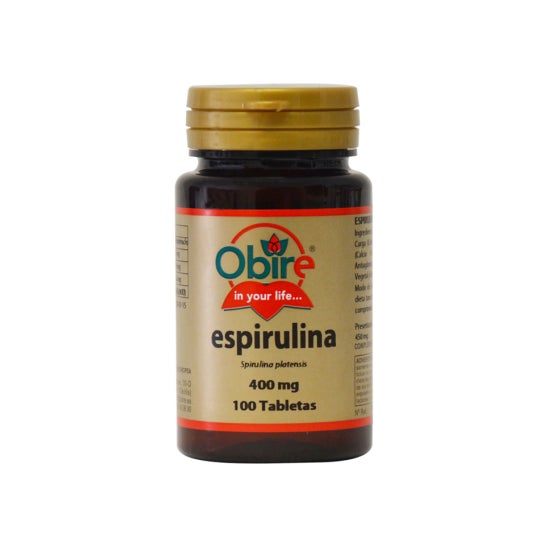 Obire Espirulina 400mg 100comp