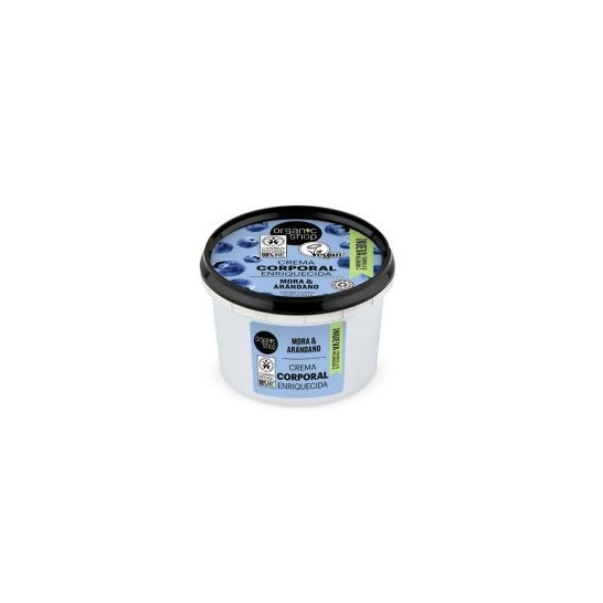 Organic Shop Crema Corporal Enriquecida Arándano y Mora 250ml