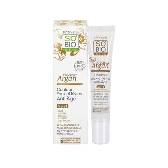 So'Bio Etic Crema Antiedad Contorno Ojos Labios 15 ml