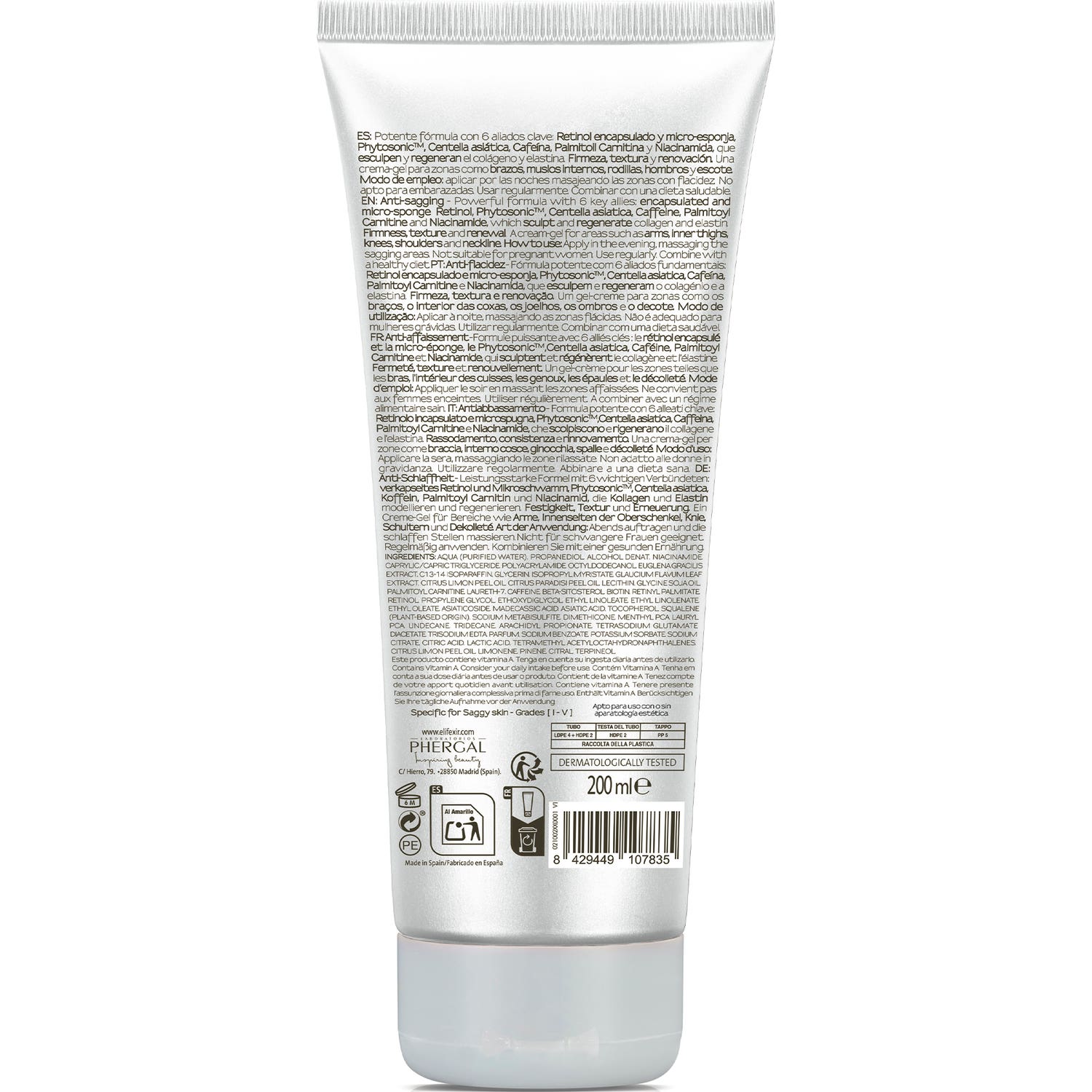 E'lifexir Anti-flacidez Retinol 200ml