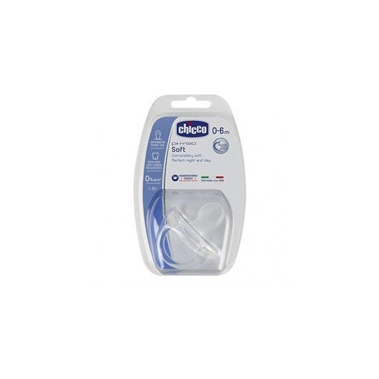 Chicco Physio Soft chupete silicona 0-6M 1ud