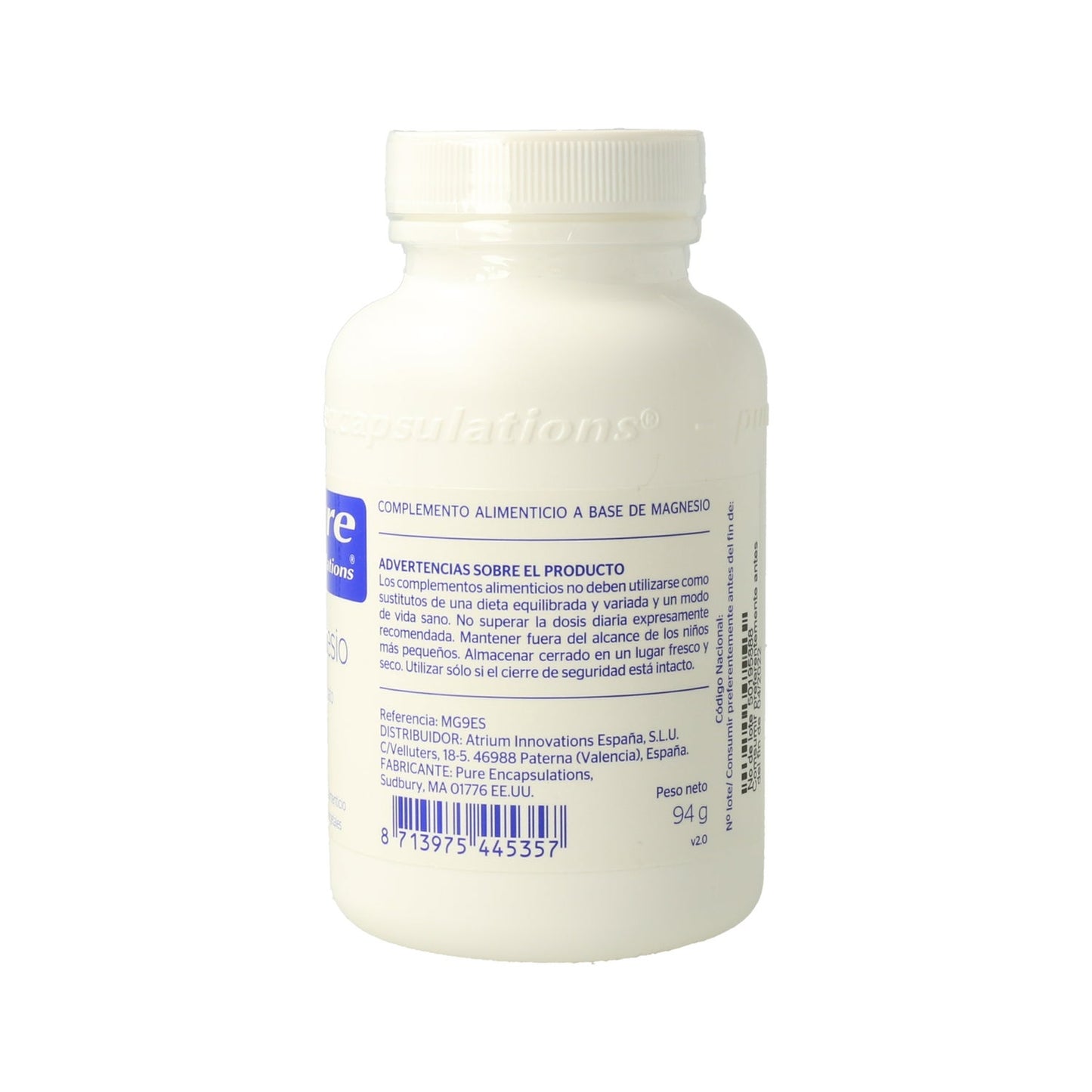 Pure Encapsulations Magnesio Bisglicinato 90vcaps