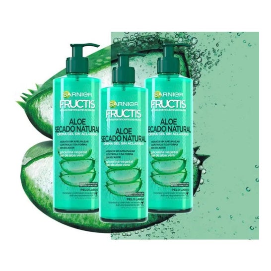 Garnier Fructis Aloe Secado Natural Crema Gel 400 ml