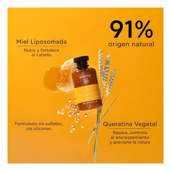 Apivita Keratin Repair Champú Nutritivo Reparador 250ml