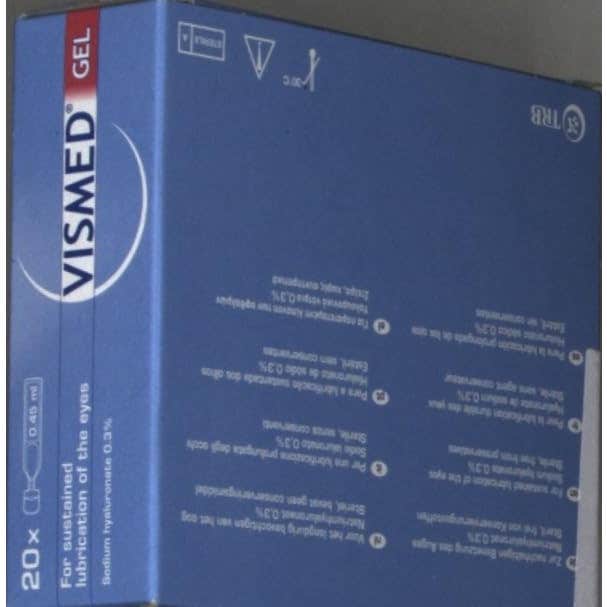 Vismed gel 20uds