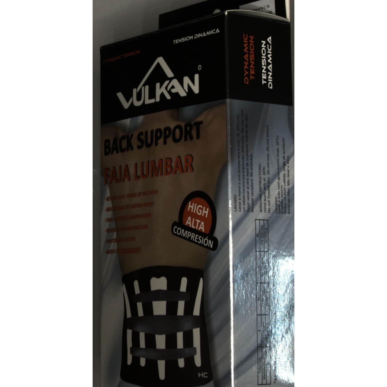 Vulkan faja alta compresión TD Talla M 1ud