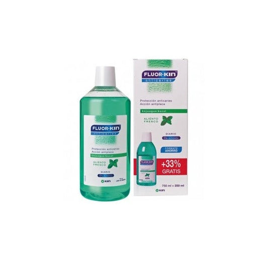 Fluor-Kin Anticaries Colutorio Diario 750ml + 250ml