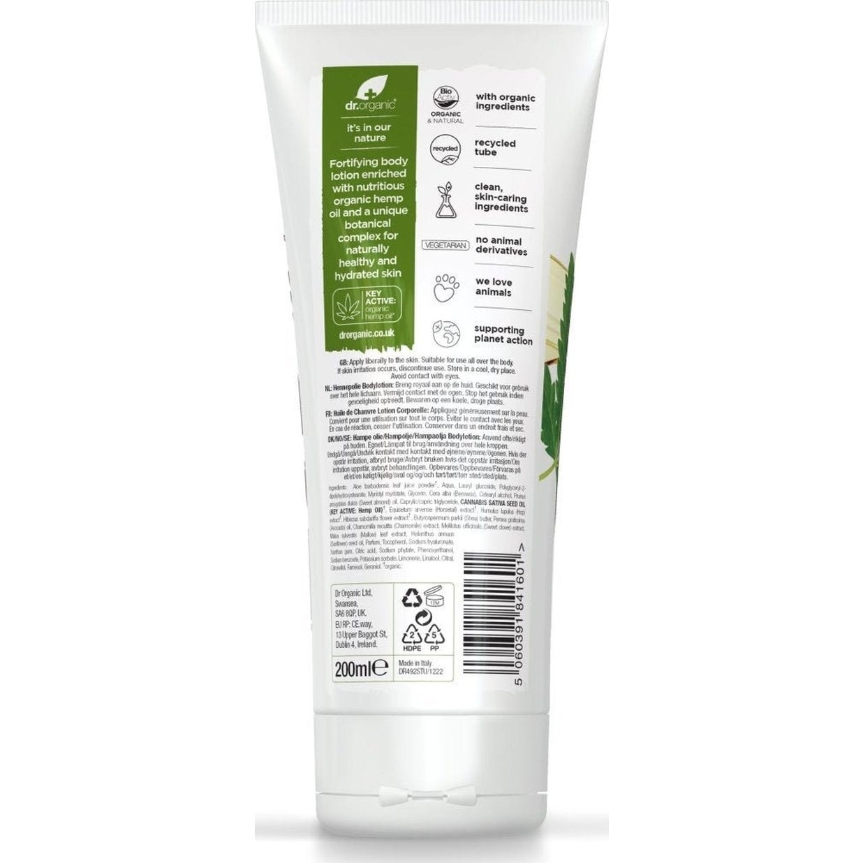 Dr.Organic Hemp Lotion 200ml