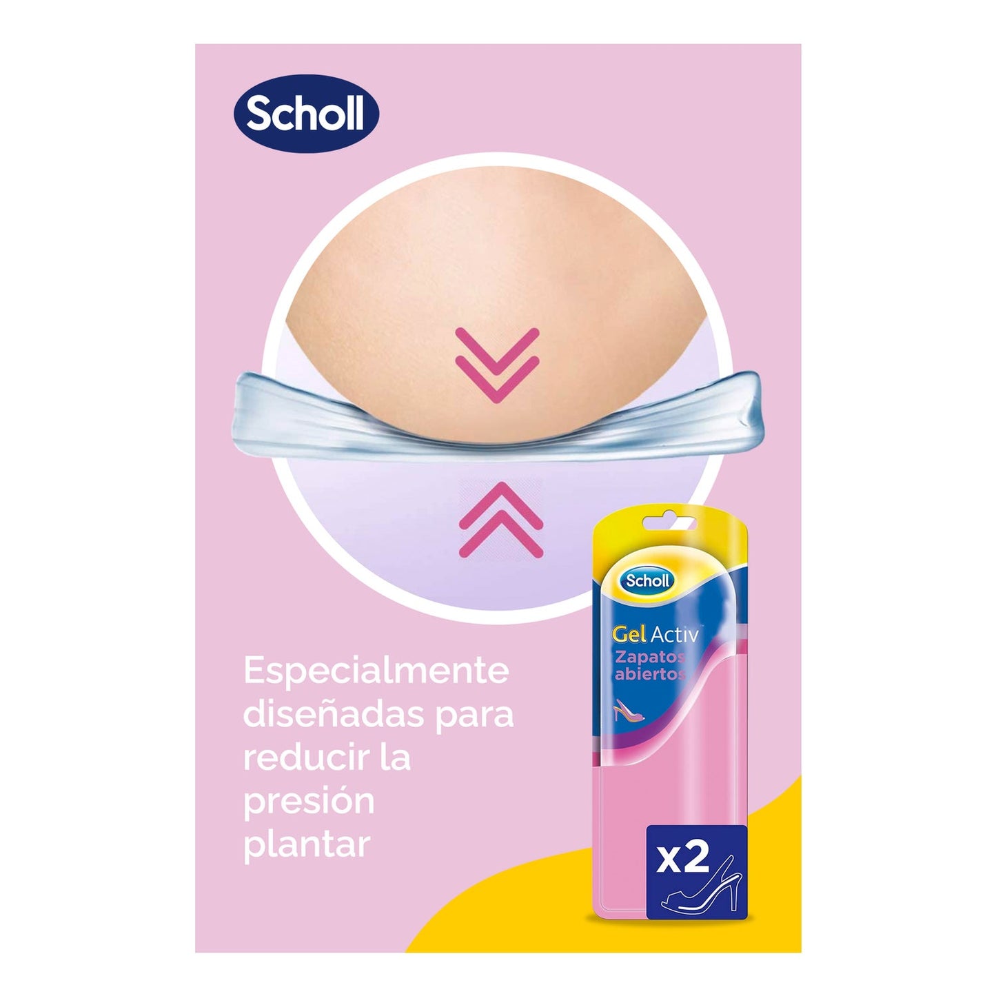 Scholl Gel Activ Zapatos Abiertos 1par
