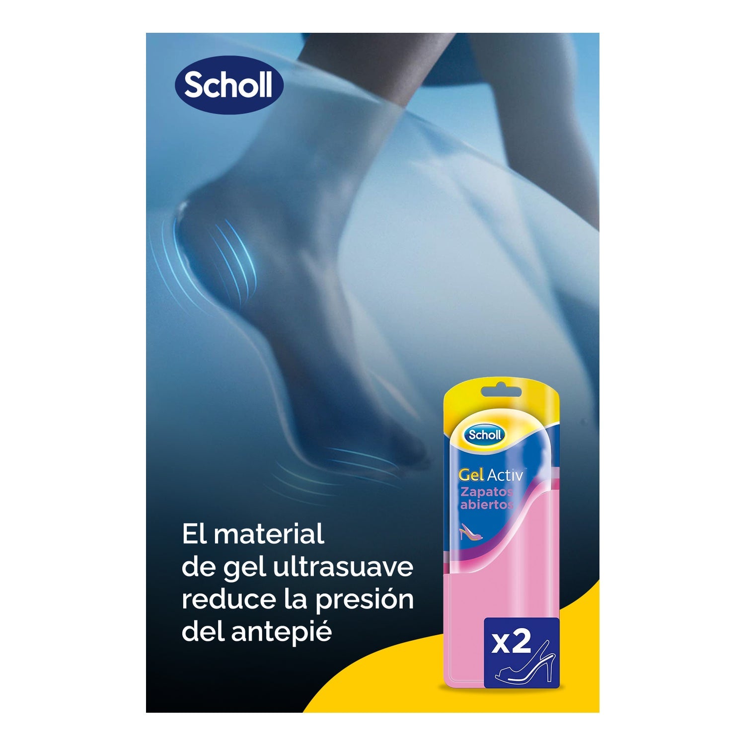Scholl Gel Activ Zapatos Abiertos 1par