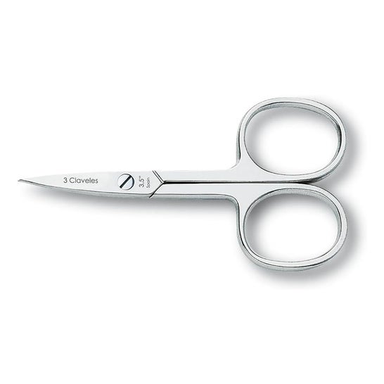 3 Claveles Tijera Uñas Recta 3.5'' 9 cm 1 ud
