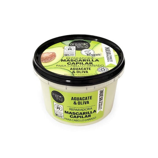 Organic Shop Mascarilla Capilar Reparador Miel Aguacate 250 ml