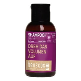 Benecos Champu Volumen Uva Mini Viaje Bio Vegan 50 ml