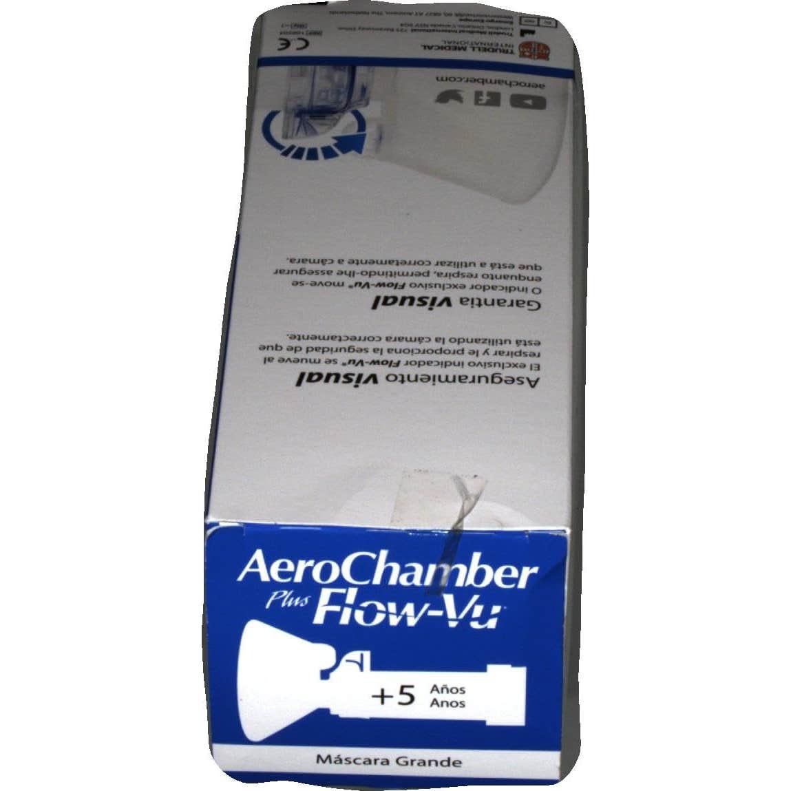 Aerochamber Plus Flow-Vu Cámara de inhalación adulto 1ud