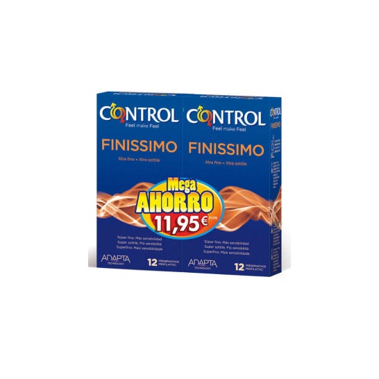 Control Finissimo Preservativos 12 U 2 Envases