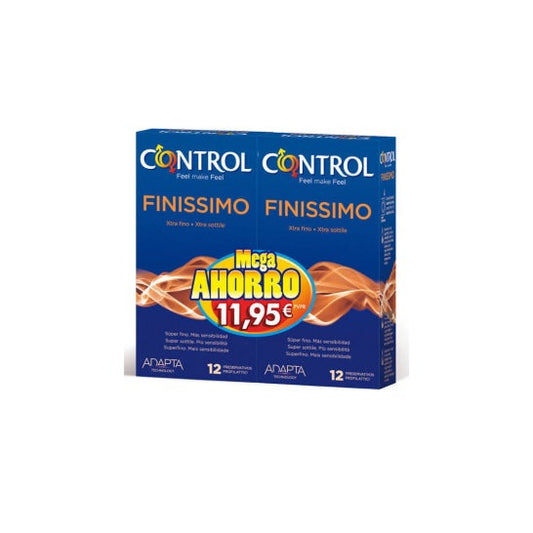 Control Finissimo Preservativos 12 U 2 Envases