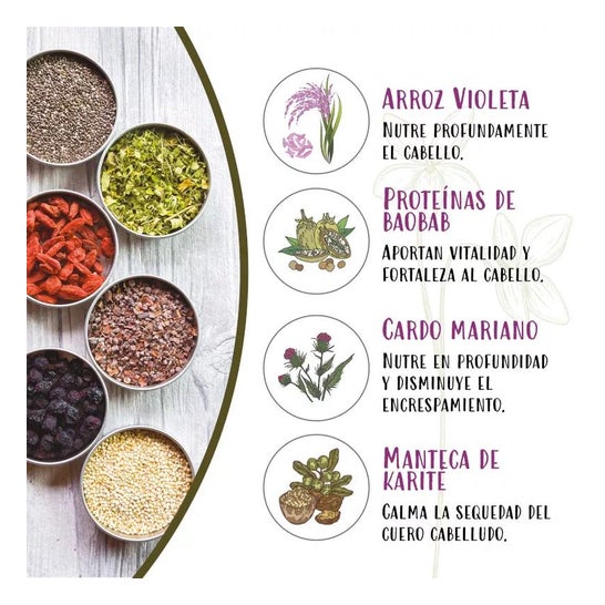 Naturtint Mascarilla Hair Food Purple Rice 150 ml