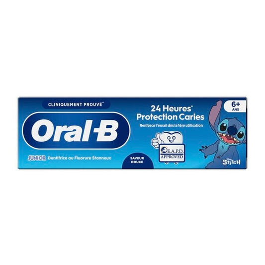 Oral-B Junior Stitch Dentífrico Infantil 6+ Años 75 ml