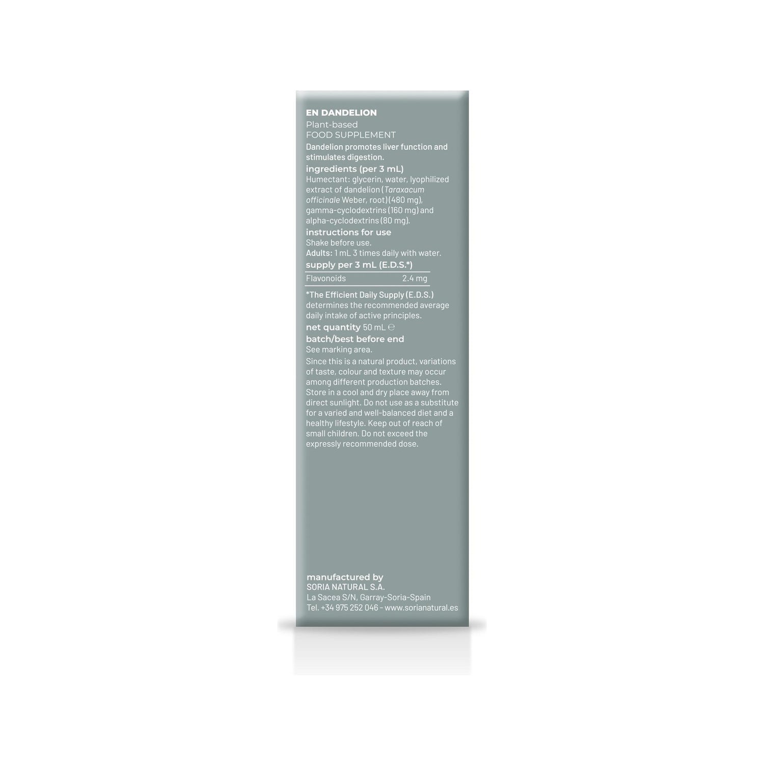 Extracto Diente Leon 50 Ml Xxi Soria
