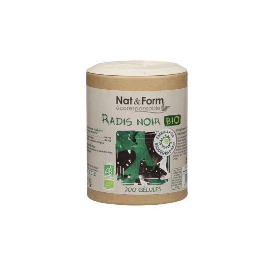 Nat&Form Eco Rábano Negro Bio 200 caps