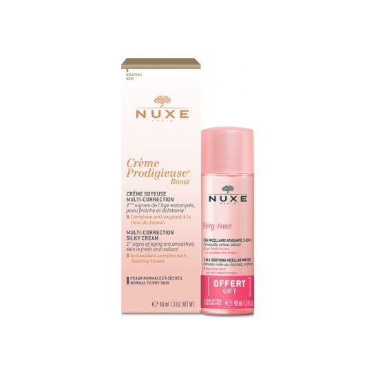 Nuxe Crème Prodigieuse Boost Crema Sedosa 40ml + Very Rose Agua Micelar 40ml