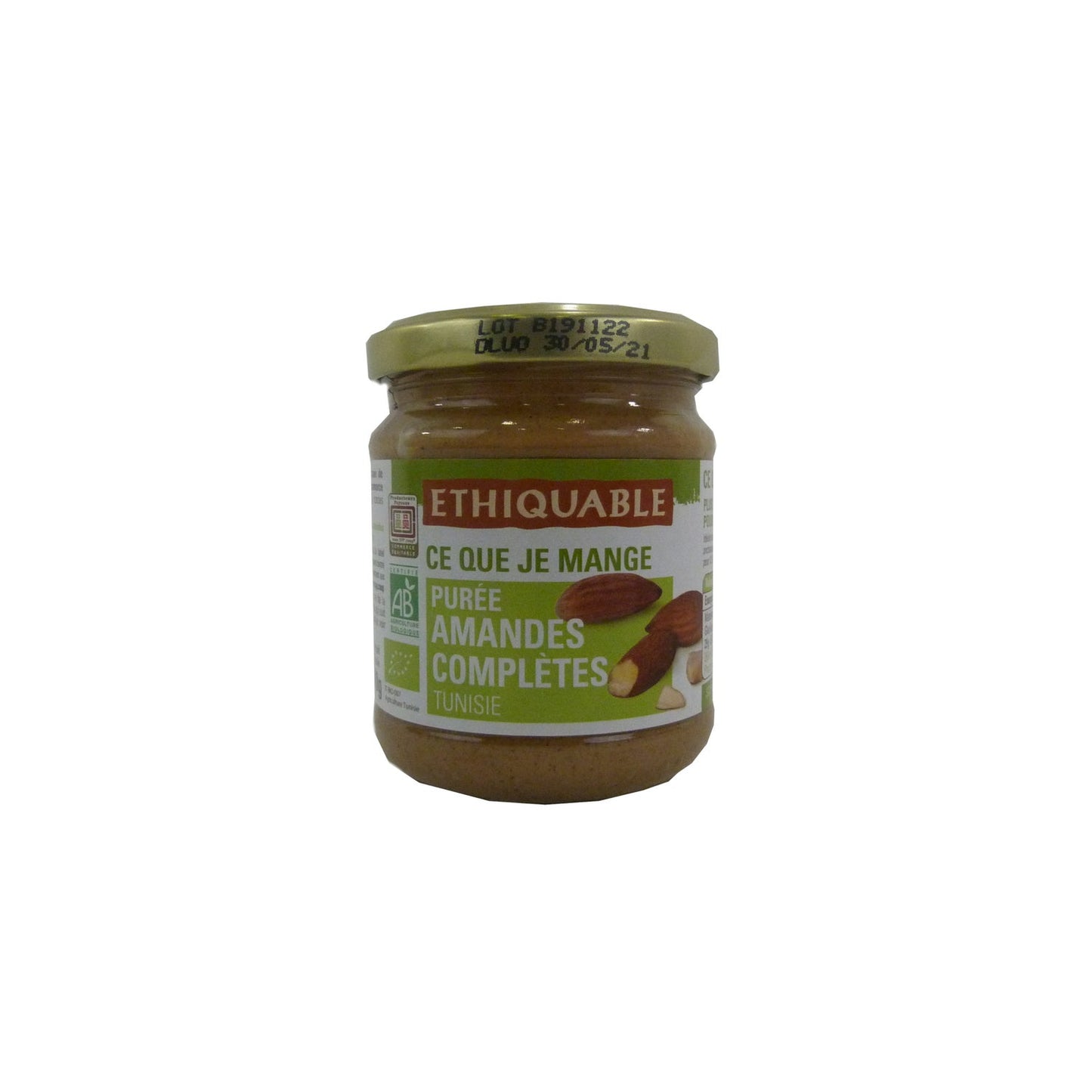 Ethiquable Crema de Almendras Eco 170g
