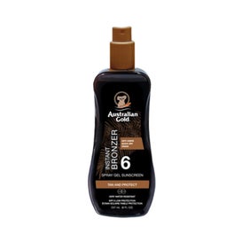 Australian Gold Instant Bronzer Spray Gel Sunscreen SPF6 237ml