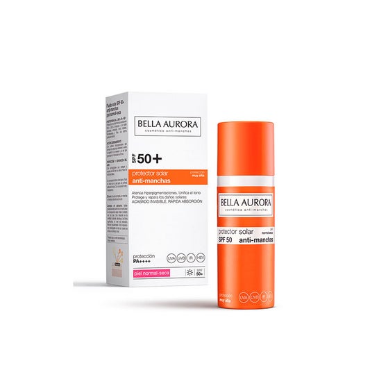 Bella Aurora Protector Solar Facial Anti-Manchas Piel Normal-Seca SPF50+ 50ml