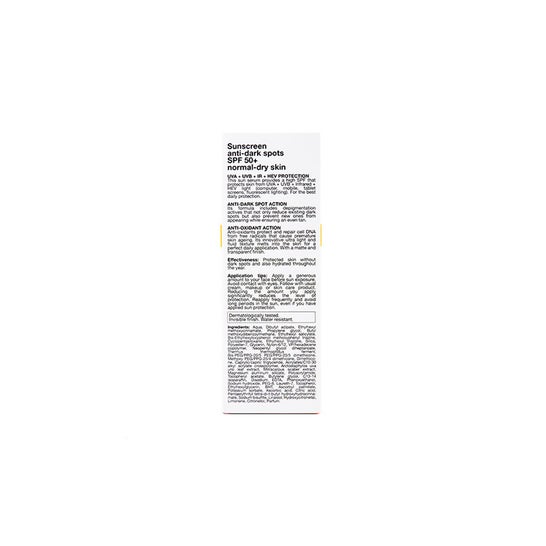 Bella Aurora Protector Solar Facial Anti-Manchas Piel Normal-Seca SPF50+ 50ml
