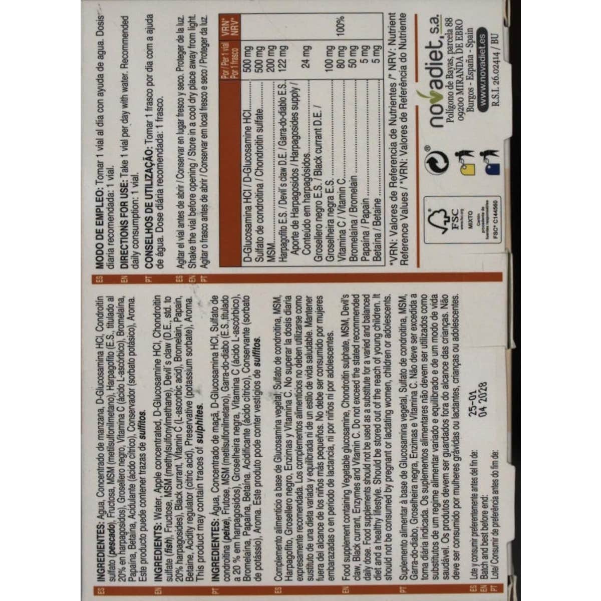 Novadiet Osteartil Perfect 14uds