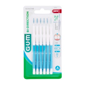 GUM Cepillo interdental Bi-Direction mediano 0.9mm 6uds