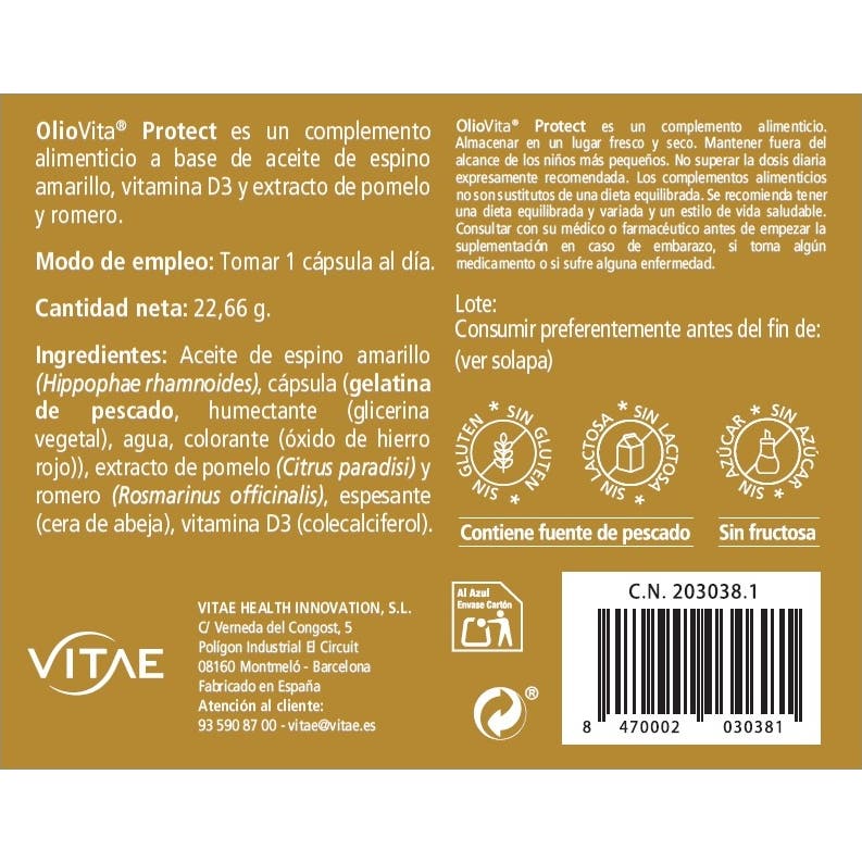 Vitae OlioVita Protect 30caps