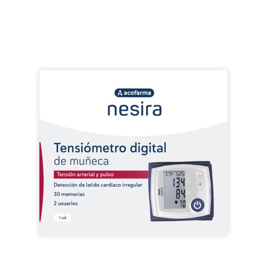 Acofarma Nesira Tensiómetro Digital de Muñeca 1ud