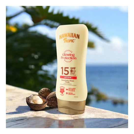 Proteção de cetim trópico havaiano Ultra Radiance Spf15 Sun Lotion