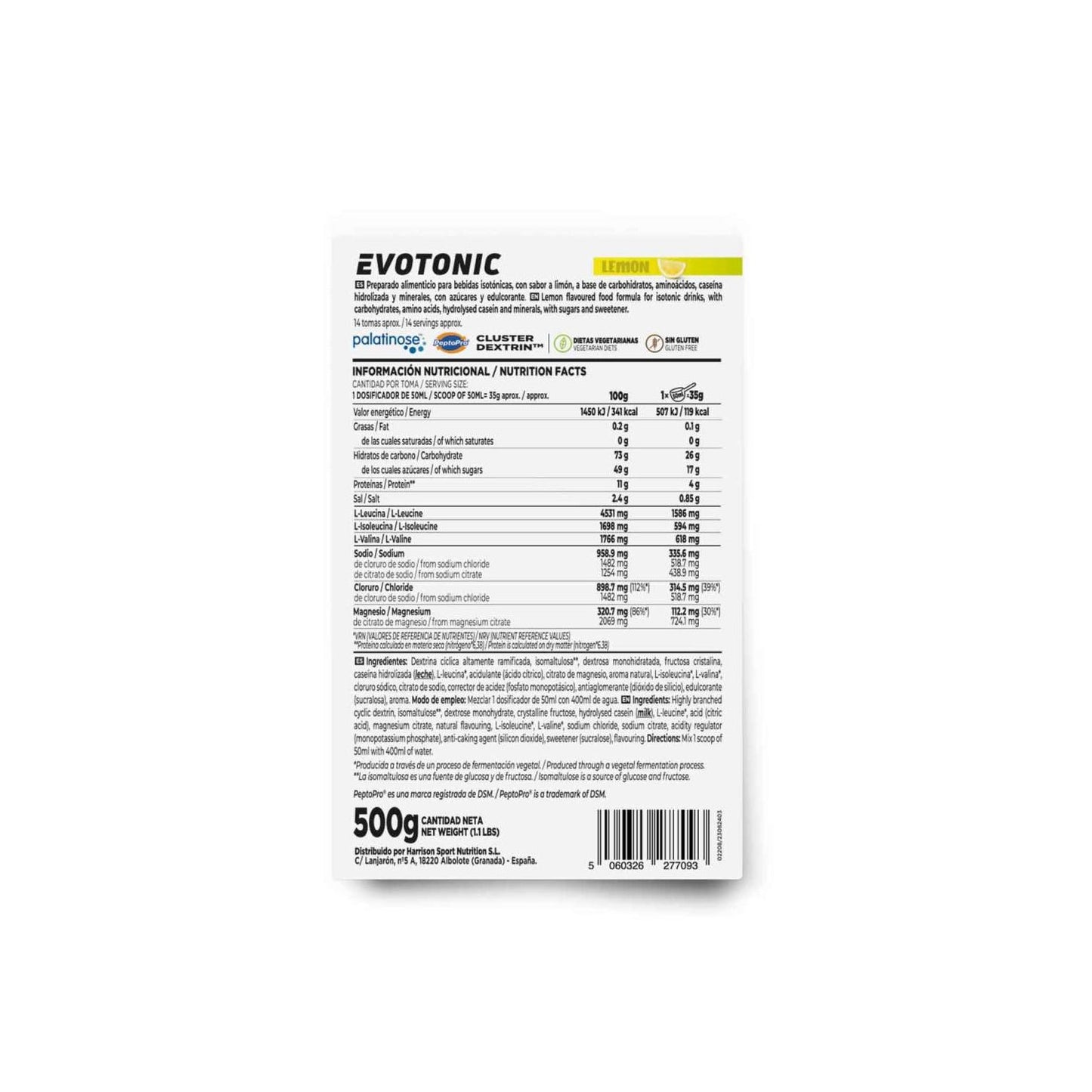 HSN Evotonic Limón 500g