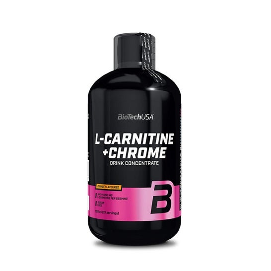 Biotech Usa L-Carnitine + Chrome Concentrate Naranja 500 ml