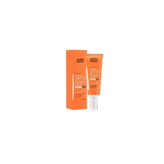 Acofar Gel Facial Toque de Seda Color Spf 50+ 50ml